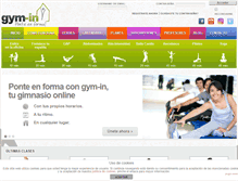 Tablet Screenshot of gym-in.com